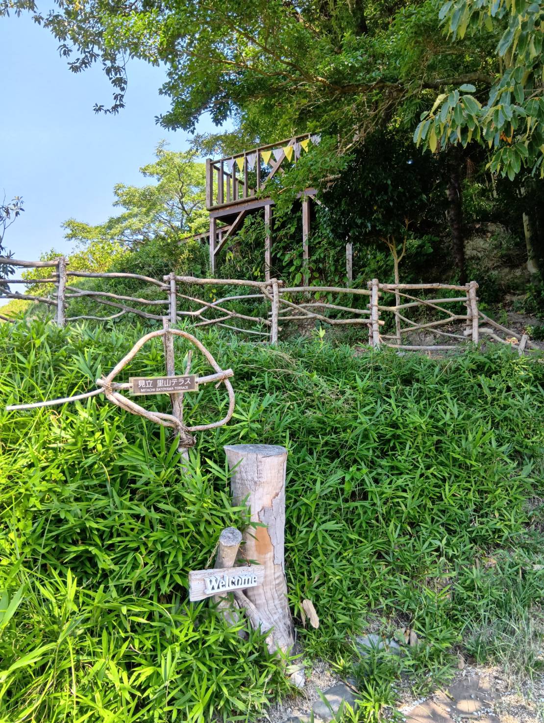 テラス入口