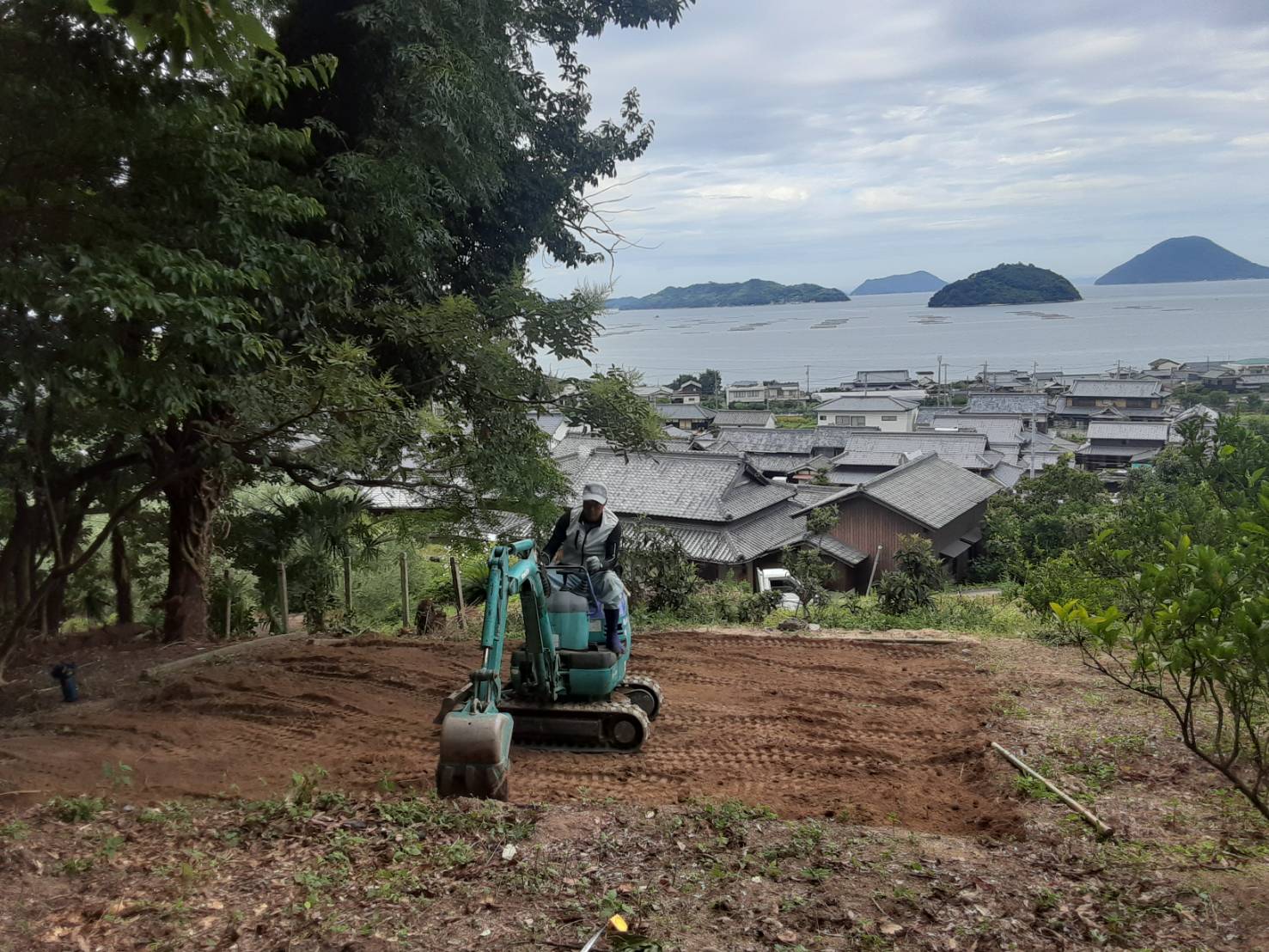 整地中